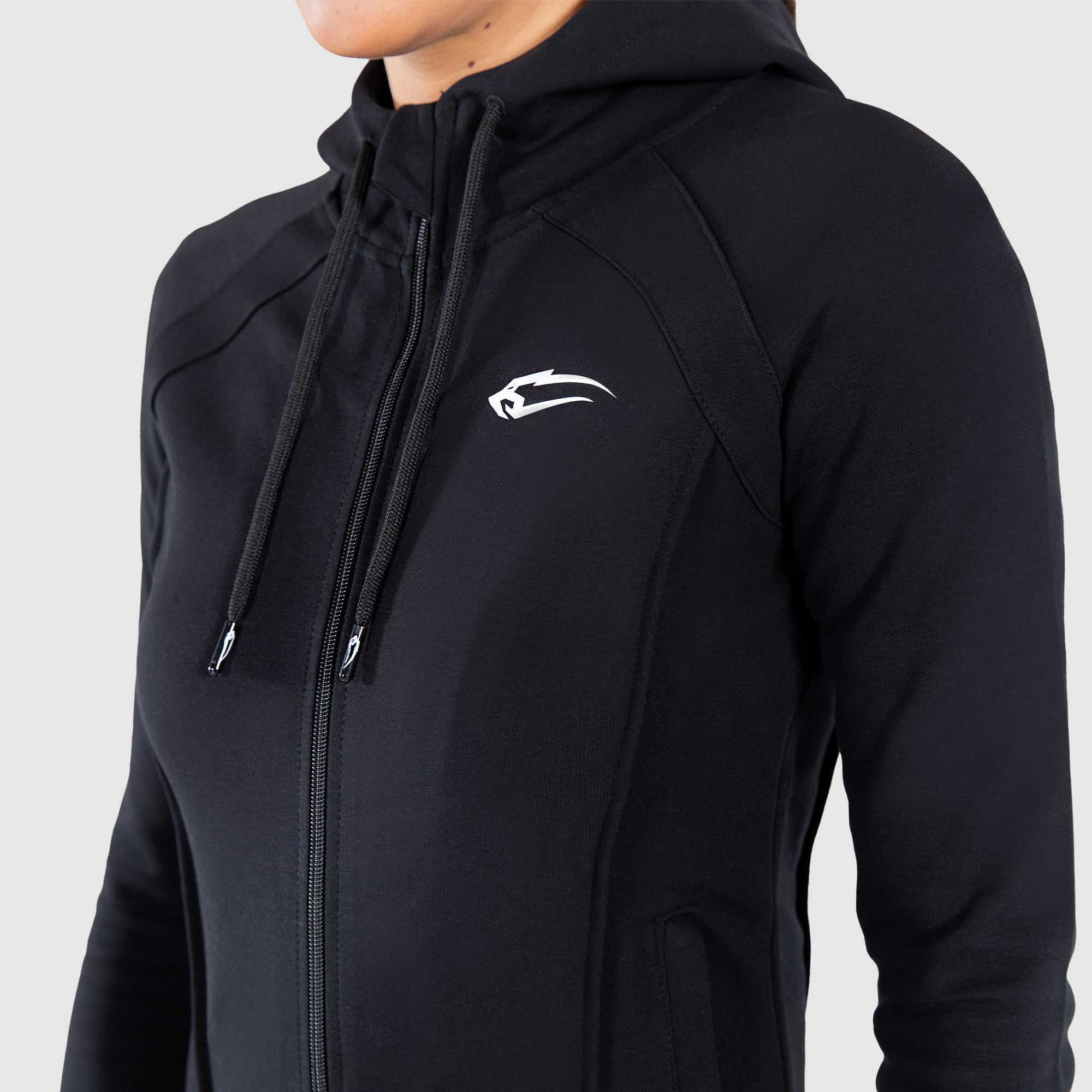 Zip hoodie suit up